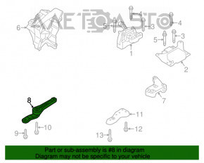 Pernele motorului față Audi A3 8V 15-18 4d, 1.8T, 2.0T