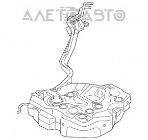 Топливный бак Audi A3 8V 15-20 2.0T FWD