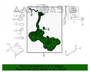 Rezervor de combustibil Audi A3 8V 15-20 4d 2.0T AWD