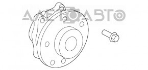 Butuc spate dreapta pentru VW Tiguan 18 - nou original OEM