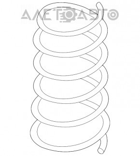 Arcul de suspensie frontal stânga Audi A3 8V 15-20 4 uși, 5 uși, 1 marcă albă