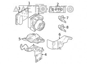 ABS ABS VW Tiguan 18-