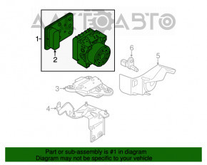 ABS ABS VW Jetta 19- sub radar