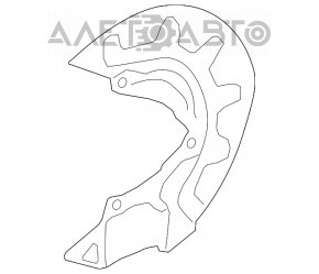 Capac disc frana fata stanga Audi A3 8V 15-20 nou original OEM