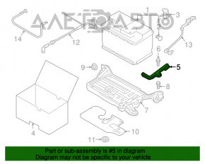 Suport baterie Audi A3 8V 15-20