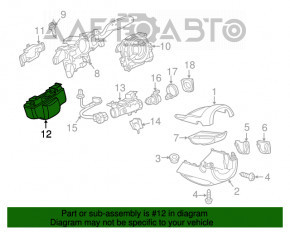 Blocarea coloanei de direcție Audi A3 8V 15-20 fără cheie