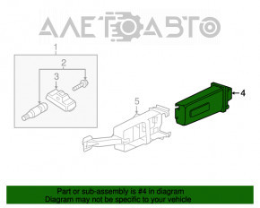 Blocul de control al presiunii anvelopelor VW Tiguan 18-