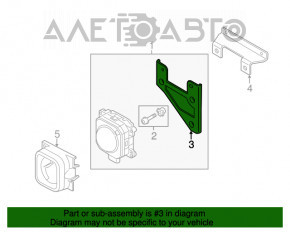 Кронштейн дистроника радар круиза Audi A3 8V 15-20 новый OEM оригинал