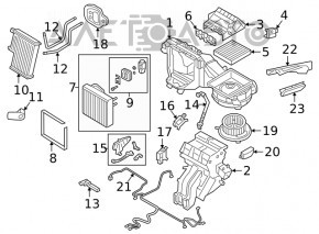 Резистор печки Audi A3 8V 15-20