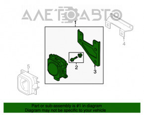 Radarul de croazieră Distronic pentru Audi A3 8V 15-16 4 uși, 5 uși