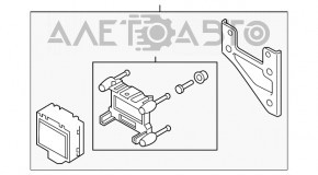 Radarul de croazieră Distronic pentru Audi A3 8V 15-16 Cabrio