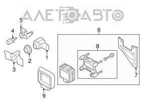 Radarul de croazieră Distronic pentru Audi A3 8V 15-16 Cabrio