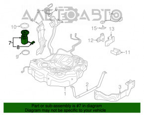 Pompă de combustibil pentru Audi A3 8V 15-16 1.8T, FWD