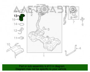 Топливный насос бензонасос Audi A3 8V 15-20 1.4T, 1.8T, 2.0T, awd