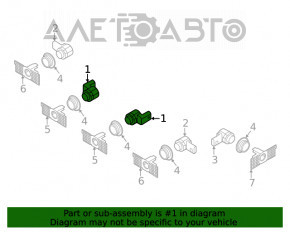 Senzori parcare bara fata VW Atlas 18-20 Dorest nou original OEM