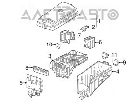 Блок предохранителей подкапотный Audi A3 8V 15-20