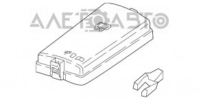 Capacul cutiei de siguranțe sub capotă VW Golf 15-