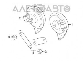 Semnal mare VW Tiguan 18 - nou original OEM