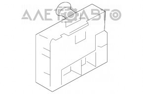 Компьютер двери задней левой Audi A3 8V 15-20 4d