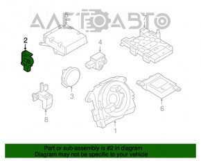 Senzor airbag spate stânga Audi A3 8V 15-20