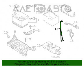 Terminalul bateriei plus VW Jetta 19+