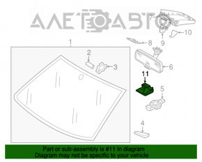 Camera de asistență pentru bandă Lane Assist pentru Audi A3 8V 15-20