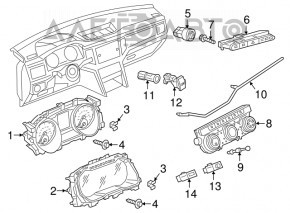 Conector USB frontal VW Atlas 18-