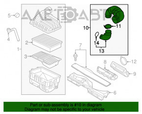 Conducta de aer pentru turbina VW Golf 15- 1.8T