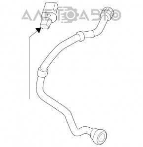 Шланг насос-ЕГР VW Golf 15- 1.8T новый OEM оригинал