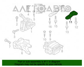 Capacul de protecție a roții din față, spate dreapta VW Tiguan 18-