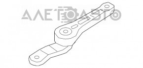 Suport motor spate pentru VW Jetta 19-transmisie automata nou original OEM