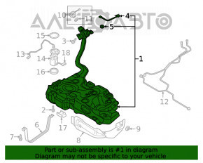 Rezervor de combustibil VW Jetta 19- 1.4T