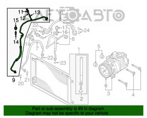 Evaporatorul de aer condiționat pentru VW Golf 15- 1.8T