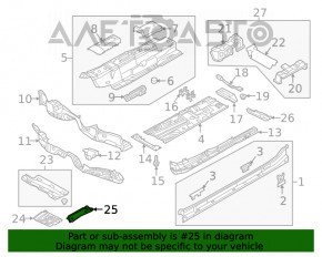 Protecție motor spate Audi A3 8V 15-20 tip 2