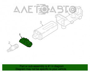 Senzor de presiune a roților Audi A3 8V 15-20 315mhz