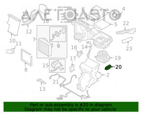 Резистор печки Audi A3 8V 15-20 OEM