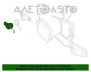 Senzor de parcare pentru bara din spate VW Atlas 18- nou OEM original