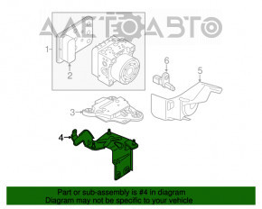 Suport ABS Audi A3 8V 15-20 din metal