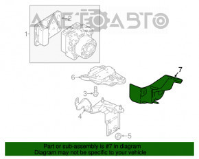 Suport ABS VW Atlas 18- asamblat din 2 piese