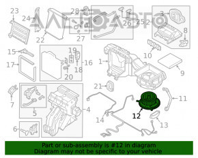 Motorul ventilatorului de încălzire VW Tiguan 18- nou, neoriginal TOPRAN.