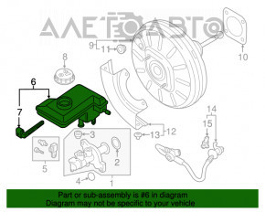 Rezervorul de combustibil GTZ VW Atlas 18-