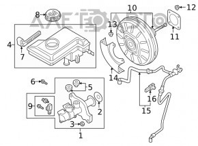 Amplificator de vidare VW Atlas 18-