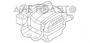 Подушка двигателя левая VW Tiguan 18- новый неоригинал FEBI