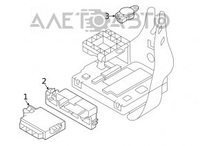 PARKING AID PARK ASSIST CONTROL MODULE VW Atlas 18-