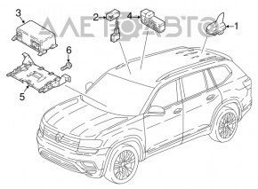 Communication Control Module VW Tiguan 18-