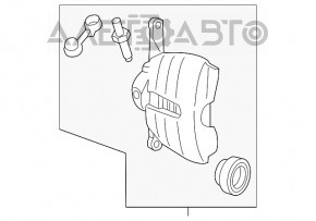 Suportul frontal stânga VW Golf 15-