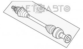 Axul frontal dreapta al VW Tiguan 18- AWD