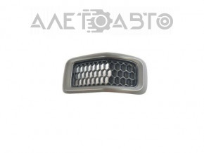 Решетка радиатора grill Jeep Cherokee KL 14-18 дорест, графит, комплект 7шт Trailhawk