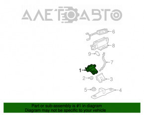 Blocarea portbagajului VW Tiguan 18- nou OEM original