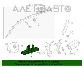 Подушка безопасности airbag коленная водительская левая VW Tiguan 18-